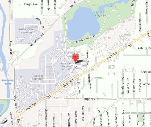 Location Map: 1717 Shaffer St. Kalamazoo, MI 49048
